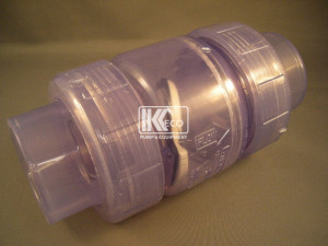 Clear Swing Check Valve - Union