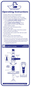 Keco PumpOut Systems Operating Instructions Decal